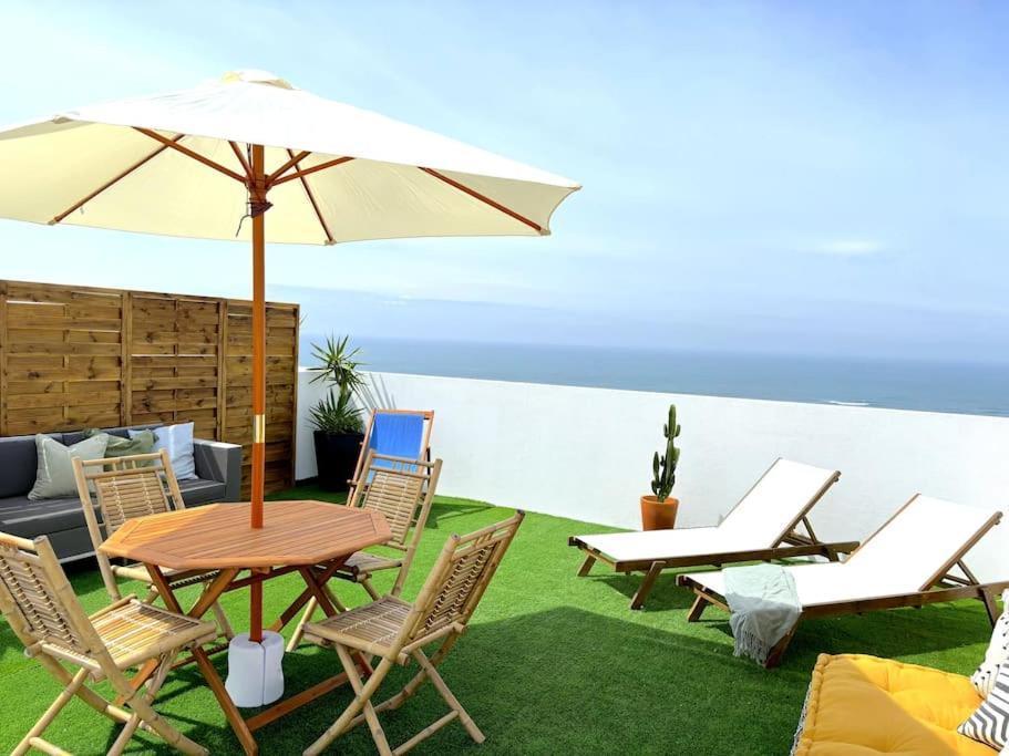 Nazare Boutique W Sea View And Private Rooftop Terace Bagian luar foto