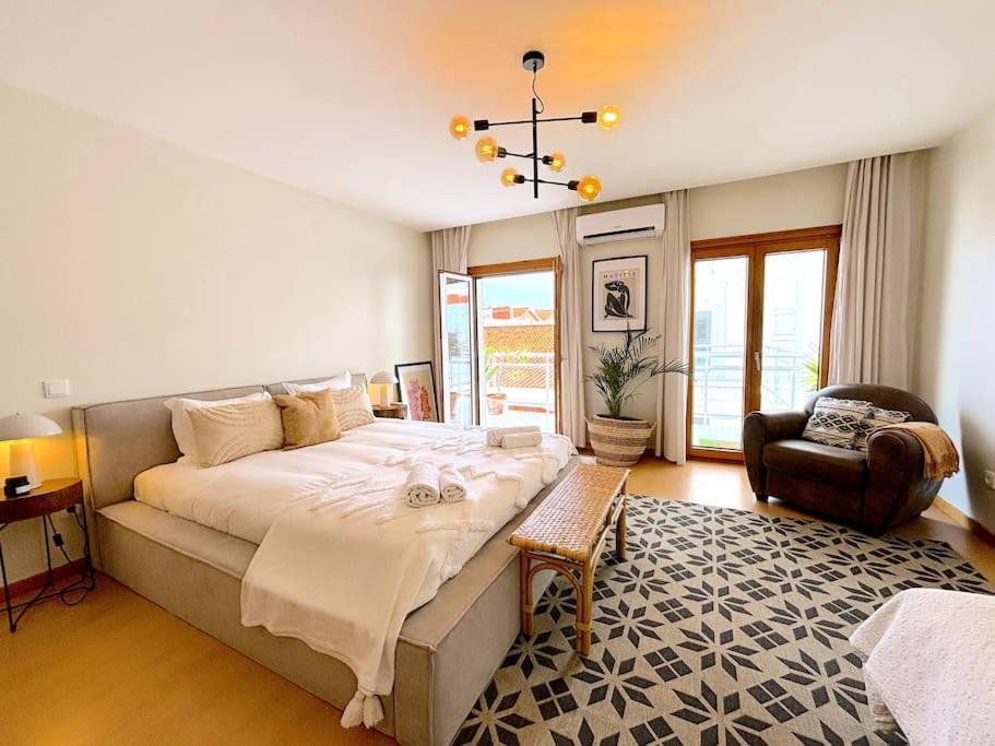 Nazare Boutique W Sea View And Private Rooftop Terace Bagian luar foto